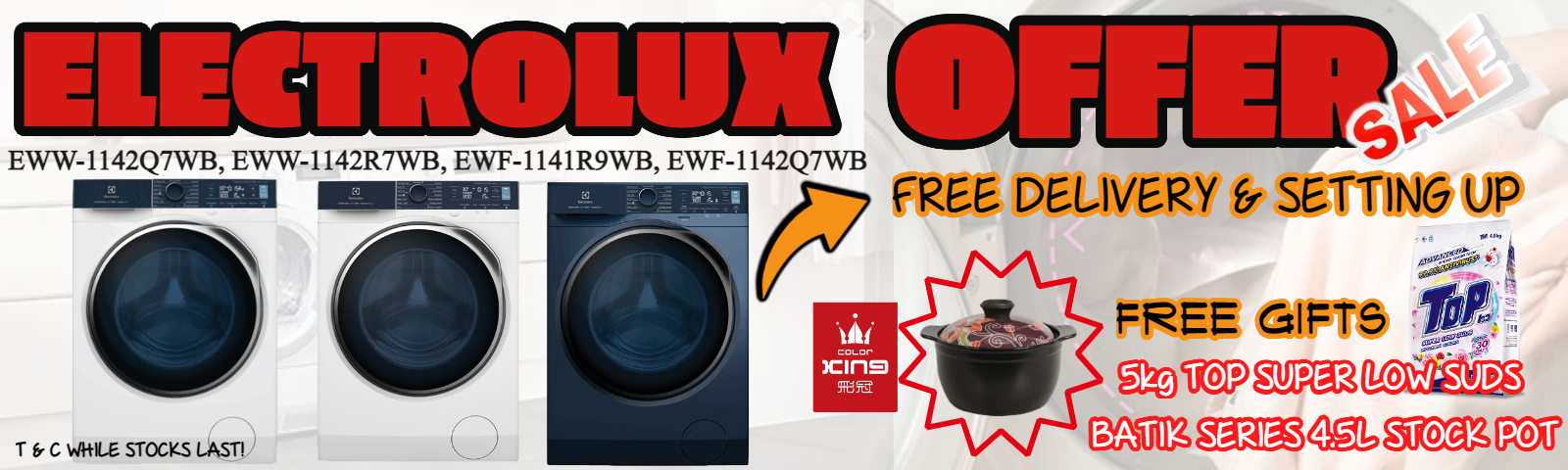 Electrolux 11kg Promo